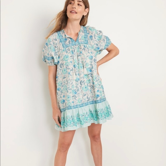 Blue Boho Dress - Picture 6 of 6